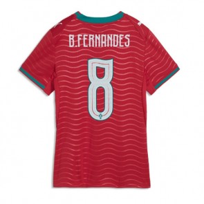 Portugal Bruno Fernandes #8 Hemmatröja Dam VM 2026 Kortärmad